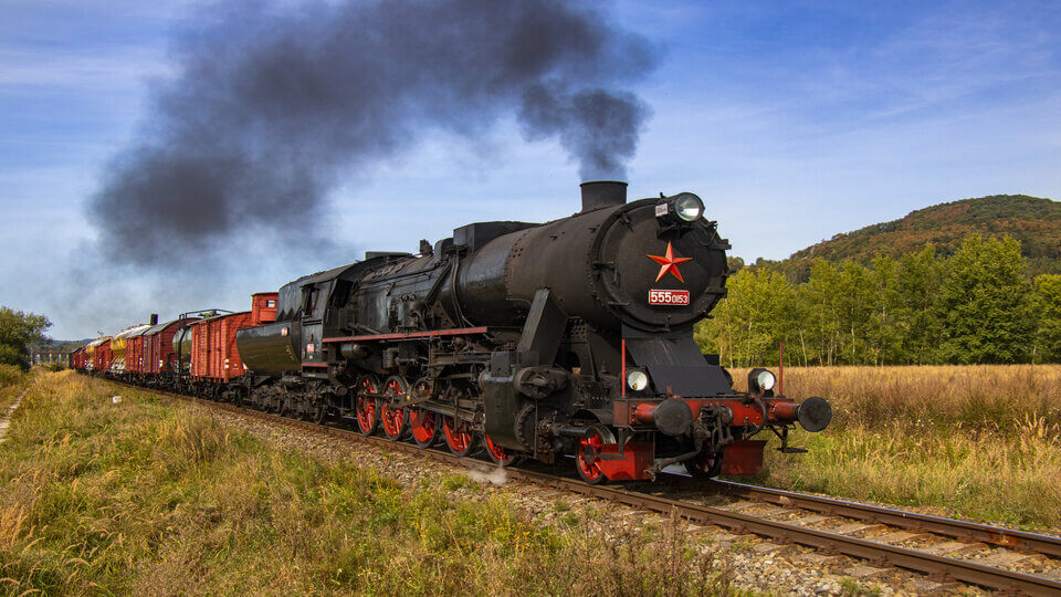 Mocanita Steam Train